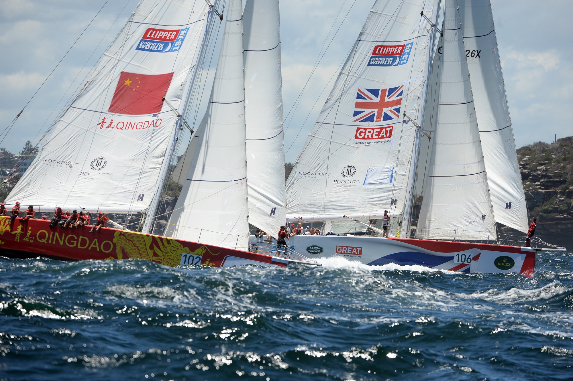 Great Britain Team Go Above And Beyond To Complete Clipper 2013-14 Round  The World Yacht Race | Land Rover Media Newsroom