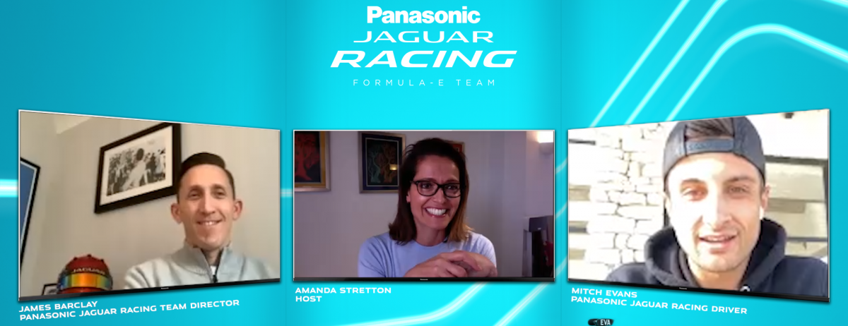 Einblicke hinter die Kulissen von Jaguar Racing: Mitch Evans und James Barclay hautnah in „RE:CHARGE@Home“