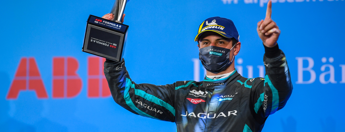 PODIUM FINISH FOR MITCH EVANS & JAGUAR RACING UNDER THE LIGHTS AT THE DIRIYAH E-PRIX