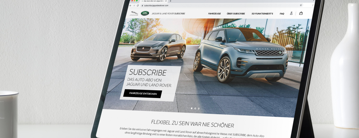 Jaguar Land Rover erweitert Mobilitätsangebote um das neue Auto-Abo JAGUAR & LAND ROVER SUBSCRIBE
