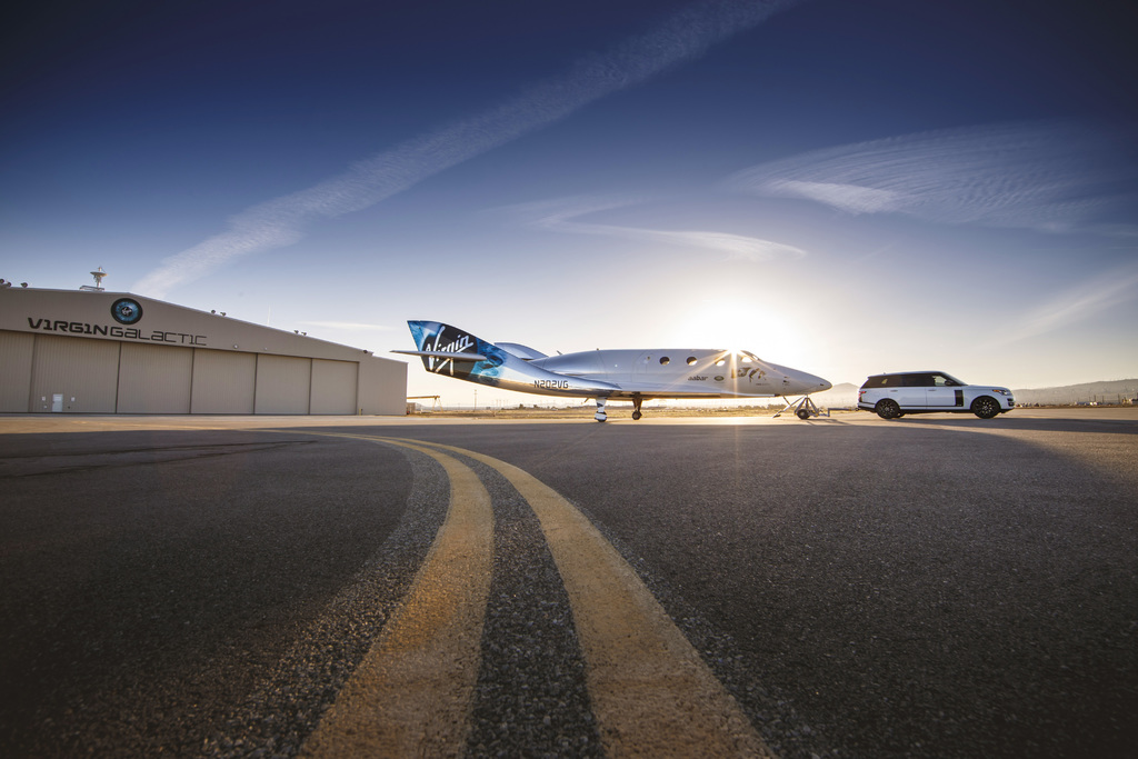 Range Rover Helps Unveil New Virgin Galactic SpaceShipTwo at Global ...