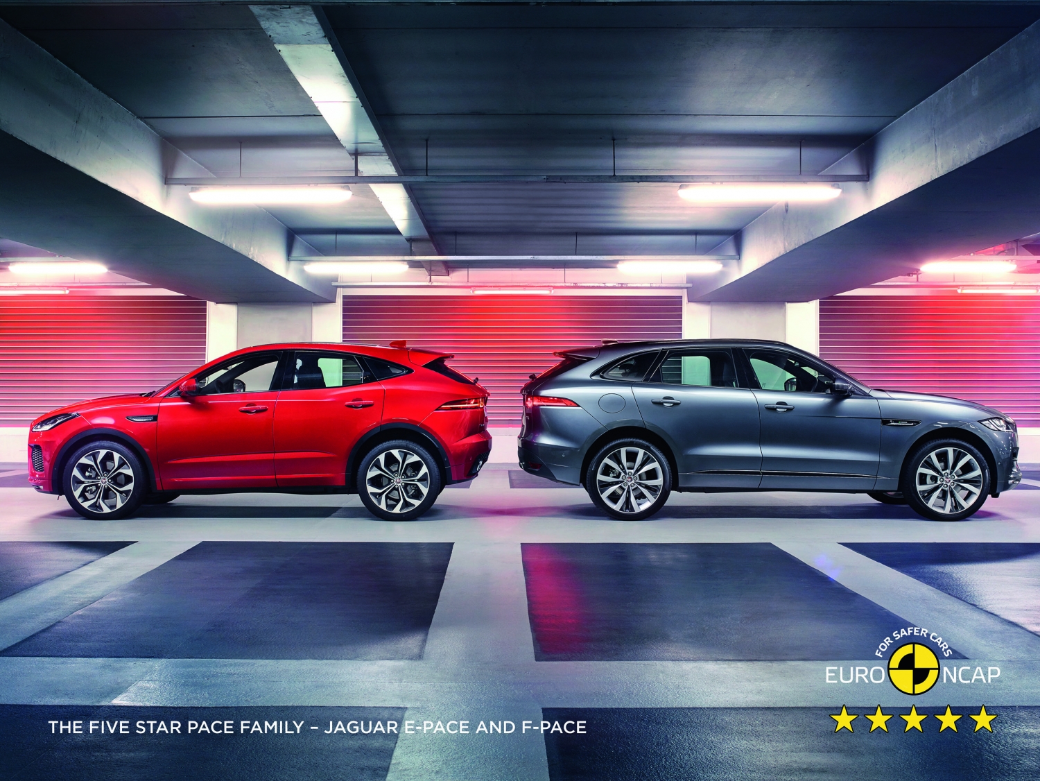 Jaguar F Pace Secures Five Star Safety Rating Jaguar Media Newsroom
