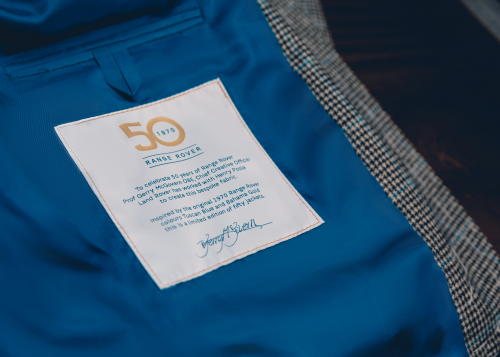 LAND ROVER AND HENRY POOLE CREATE UNIQUE FABRIC TO CELEBRATE 50 YEARS OF RANGE ROVER