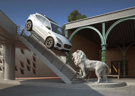 DIGITAL ARTIST’S SURREAL TWIST ON NEW JAGUAR E-PACE SUV