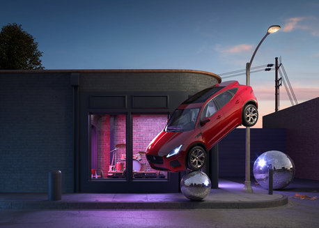 DIGITAL ARTIST’S SURREAL TWIST ON NEW JAGUAR E-PACE SUV