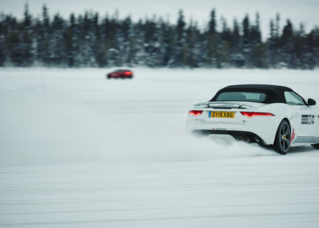 You Can Learn How to Snow Drift in a Jaguar While Driving in the Arctic  Circle